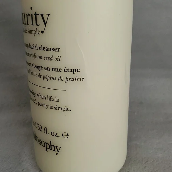 🆕️ PHILOSOPHY Purity One-Step Facial Cleanser with Pump (947 ml/ 32 fl.oz)